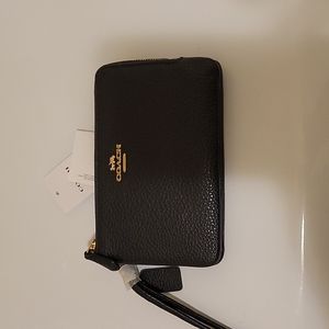 Coach Double Zip Wristlet